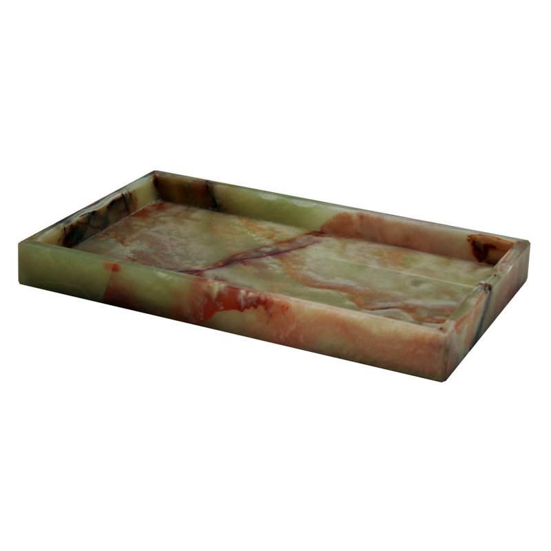 Fleur De Lis Living Ransome Onyx Bathroom Accessory Tray & Reviews